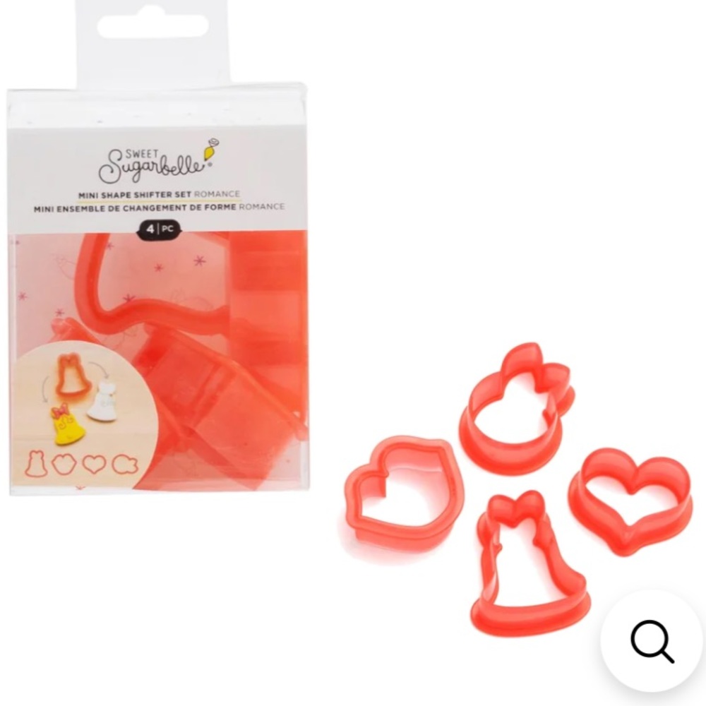 Sweet Sugarbelle Mini Cookie Cutters Romance Lip Heart Flower Dress